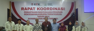 Rapat Koordinasi Monitoring dan Evaluasi Pencegahan Korupsi Pemerintah Kabupaten Aceh Tamiang